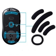 TEFLÓNOVÉ KLÍZKY PRE LOGITECH G PRO BEZDRÔTOVÉ, ČIERNA