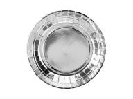 STRIEBORNÉ papierové taniere 18 cm/ 6 ks