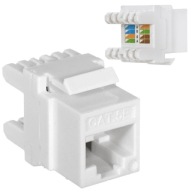 Netienená zásuvka Keystone RJ45 UTP cat.5e
