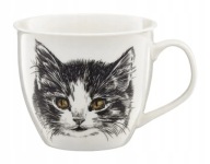 Ambition veľký porcelánový hrnček Divoká mačka 550ml