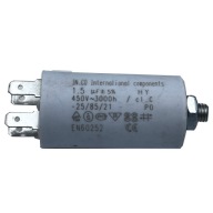 TC štartovací kondenzátor valcový 1,5 uF 450V 1,5uF/450
