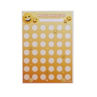 MOTIVAČNÁ KARTA NA NÁLEPKY 20MM - SMILES (A5) - LearnHow
