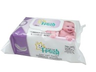 FRESH BABY vlhčené obrúsky 120 ks