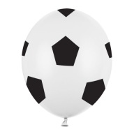 FUTBALOVÉ balóny 30 cm, sada 6 ks, pre fanúšika k narodeninám