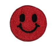 NÁŠIVKA TERMO SMILE NÁŠPIS - 3,5cm - ČERVENÁ