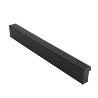 Nábytková rukoväť matná čierna 96mm a 128mm montážne skrutky PAR L-150