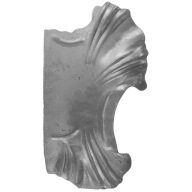 PRAVÁ DOSKA BEZ OTVOROV KOVANÉ PRVKY 63.126 H270XL160 2MM