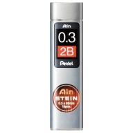 AIN STEIN PENCIL GRAPHITES 15 KS 0,3MM 2B PENTEL