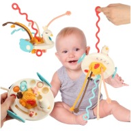 MONTESSORI BABY SENSORY HRAČKA PRE DETI DO KOČÍKU LABUŤ