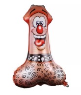 Veľký fóliový balónik na penis XXL Hen Party