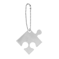 Mäkký reflexný prívesok Puzzel 2 Silver 3M