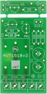 Optická laserová bariéra, AVT1510 PCB