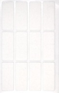 STAROSTLIVOSŤ O PODLAHU samolepiace plsti 25 x 60 mm BIELA