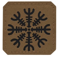 Nášivka PRILBA Terror AEGISHJALMUR LASER CUT M-TAC Black-Coyote