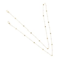 Retiazka na okuliare 70 cm, zlatý PENDANT M1W9