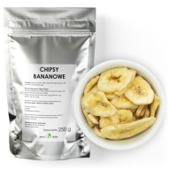 BANANA CHIPS sušený banánový snack 250g