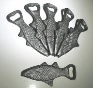 Štýlový liatinový otvárač na fľaše FISH Liatina