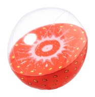 Plážová lopta s ovocnými motívmi Ø28cm jahoda