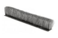 Štetec, lepené tesnenie 7x12mm šedé 10m