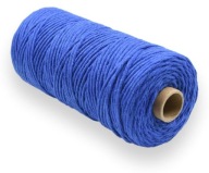 Macrame bavlnená šnúrka 3mm 200m MODRÁ