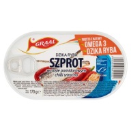 Grál šprota v paradajkovej chilli omáčke sriracha 170 g