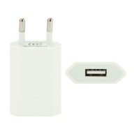 USB 5V 1A sieťová nabíjačka, biela