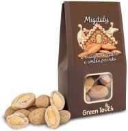 Mandle v bielej čokoláde s perníkovou príchuťou 100 g perník mandľový