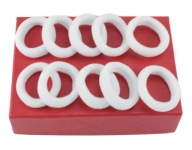 VLASY DO VLASOV LYCRA BIELA ​​3 cm 10 KS