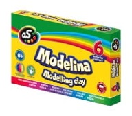 AS modelovacia hmota, 6 farieb