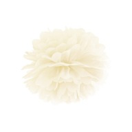 Papierová bambulka, ecru guľa, baby cloud