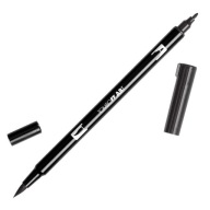 Obojstranná akvarelová fixa. Brush Pen black Tombow
