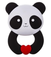 Akuku Soft silikónové hryzátko Panda