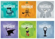 HALLOWEENSKÉ obrúsky MONSTER PUMPKIN GHOST VAMPIRE 12 ks