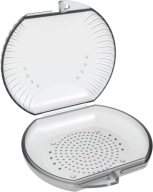 Box na ortodontické prístroje Protézy Transparent Grey