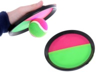 CATCH BALL Veľké pádla na suchý zips Arcade GAME Throw and Catch + BALL
