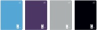 Zápisník A5 16 # mriežka 70g UV One Color Interprint