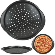 PLECH NA PEČENIE NA PIZZU RÚČKY PLECH 30CM