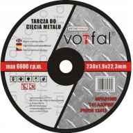 DISKY REZNÉ KOTÚČE NA OCEL KOV 230x1,9mm KOTOUČE DO UHLOVEJ BRÚSKY