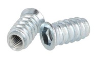 Nábytkový dvojzávitový spoj, drevený závit M8x24, 10 ks
