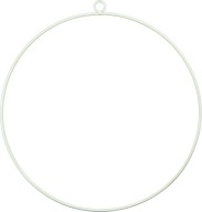 KOVOVÝ ráfik na DREAMCATCHER, biely, 35 cm