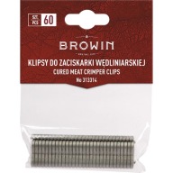 Spony do stroja na krimpovanie mäsa, 60 ks