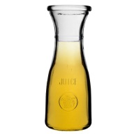 SKLENENÁ KARAFA NA VODU SKLENENÝ džbán 250 ml ŠŤÁVA VÍNO LIMONÁDOVÉ NÁPOJE