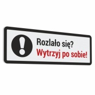 Vylialo sa to? Utri sa po sebe! - nálepka 5x15