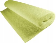 Krepový papier Taliansky krep 180 g krčený hodvábny papier č. 566 svetlozelená