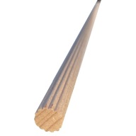 Drážkovaný bukový čap, priemer 10, 500 mm, hladký, okrúhly