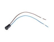 10x Zástrčka držiaka zásuvky G4 ČIERNA 12V 15cm