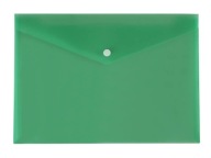 Zaklapávací zakladač A4 PP, priehľadný, zelený