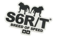 Nálepka Stage6 R/T Breed of Speed, čierna
