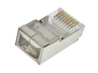 Modulárna sieťová zástrčka RJ45, tienený vodič x5 kusov