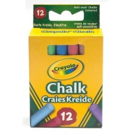 BEZPRACHOVÁ FAREBNÁ CHALK - 12 farieb